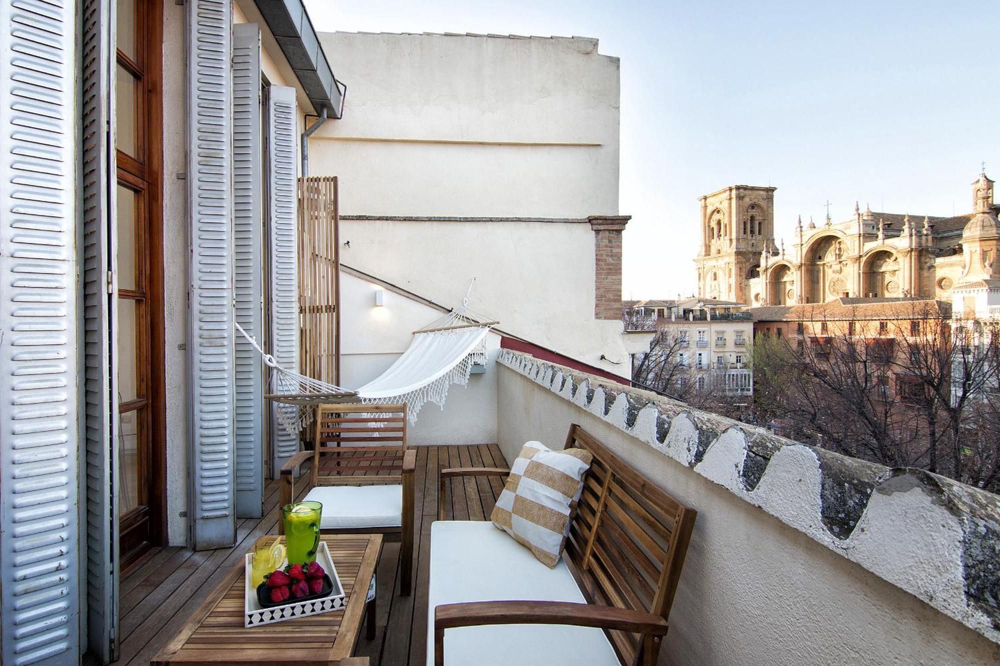 Bibrambla Penthouse Over Cathedral Lägenhet Granada Exteriör bild